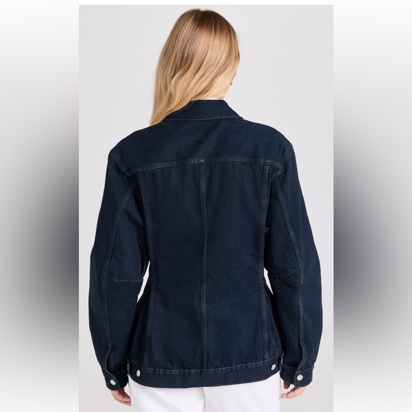 RE/DONE Corset Trucker Denim Jean Jacket - Picture 2 of 3